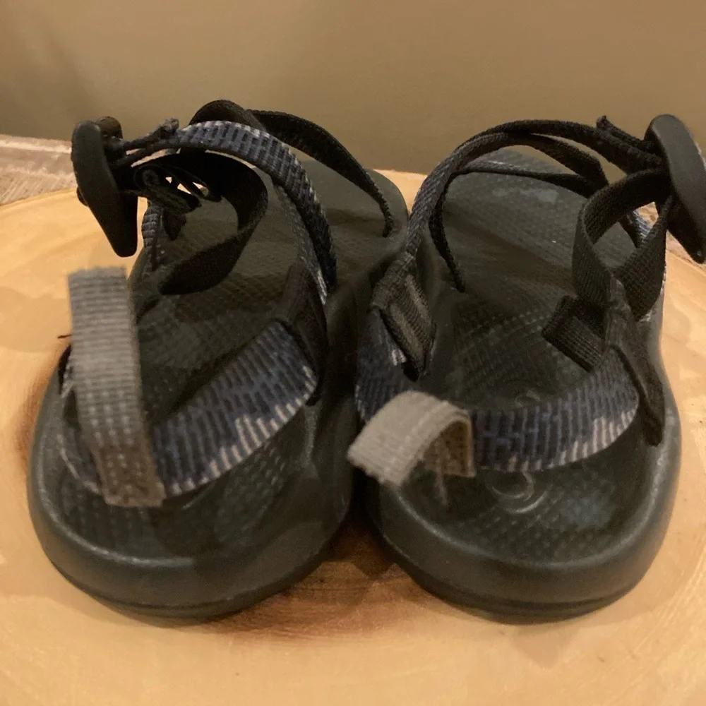 Chaco Kids EcoTread sport Black‎ & Gray Sandals Size 4